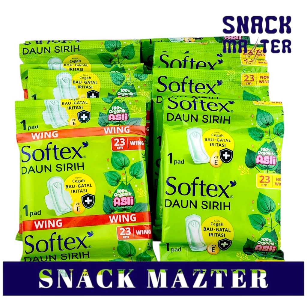 Softex Pembalut Daun Sirih 23 cm Renceng - 10 sachet
