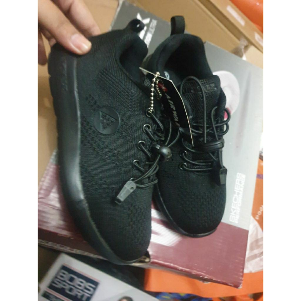 sepatu airwalk anak anak size 30 sepatu sekolah sepatu anak hitam