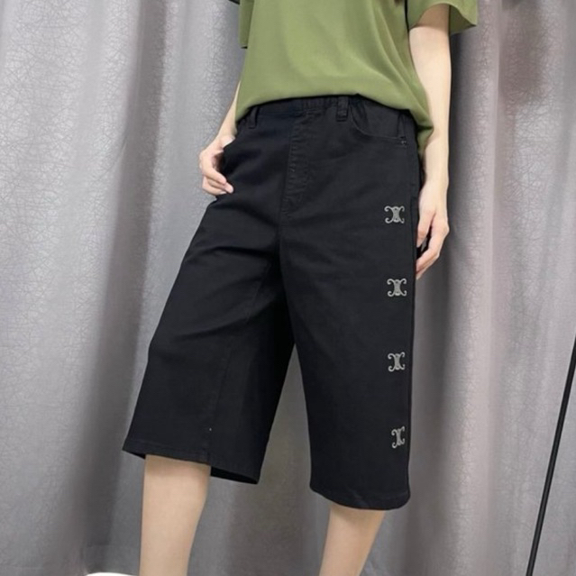 316442 | KULOT JEANS 7/8 STRETCH HITAM POLOS