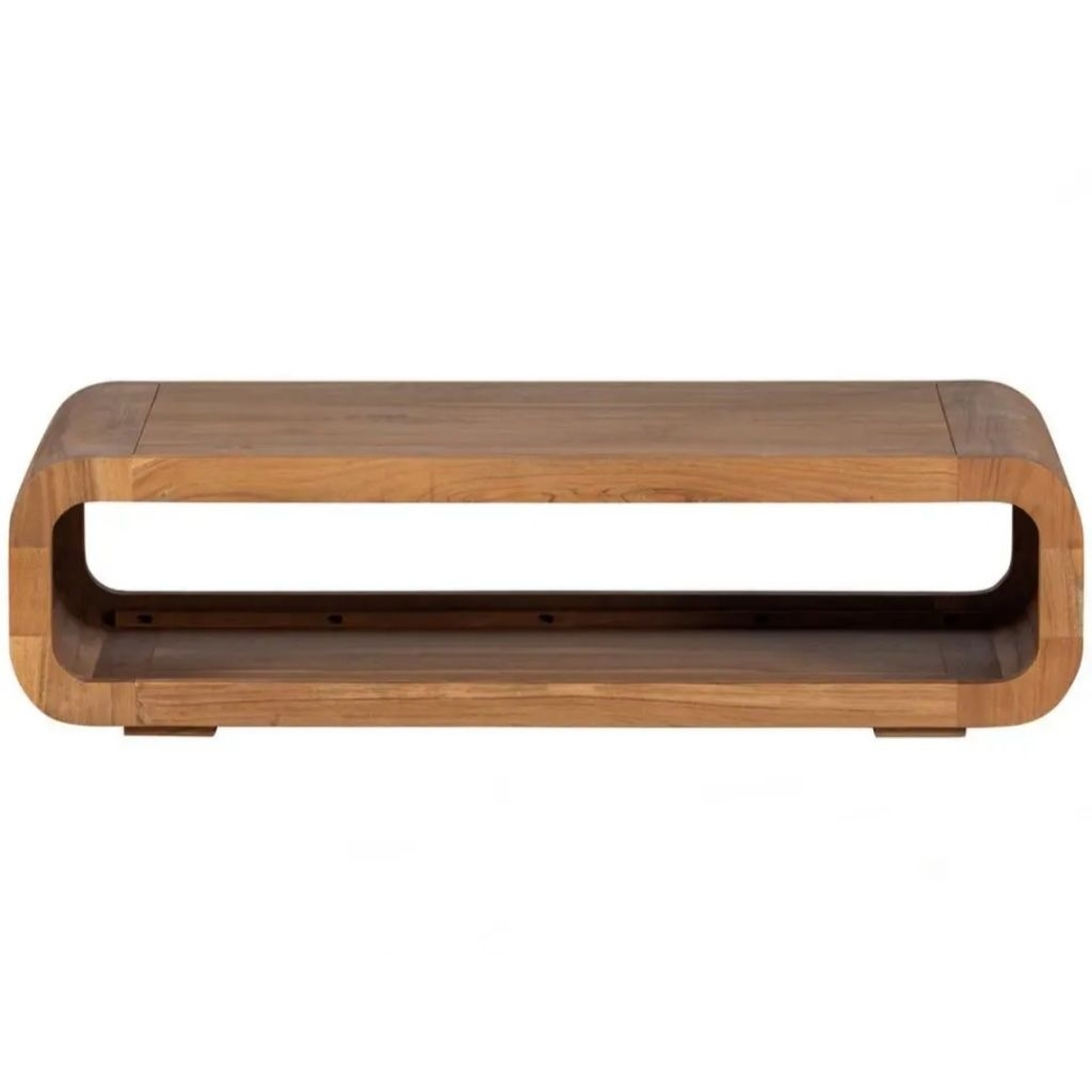 meja tamu meja kayu meja estetik 120x100x30