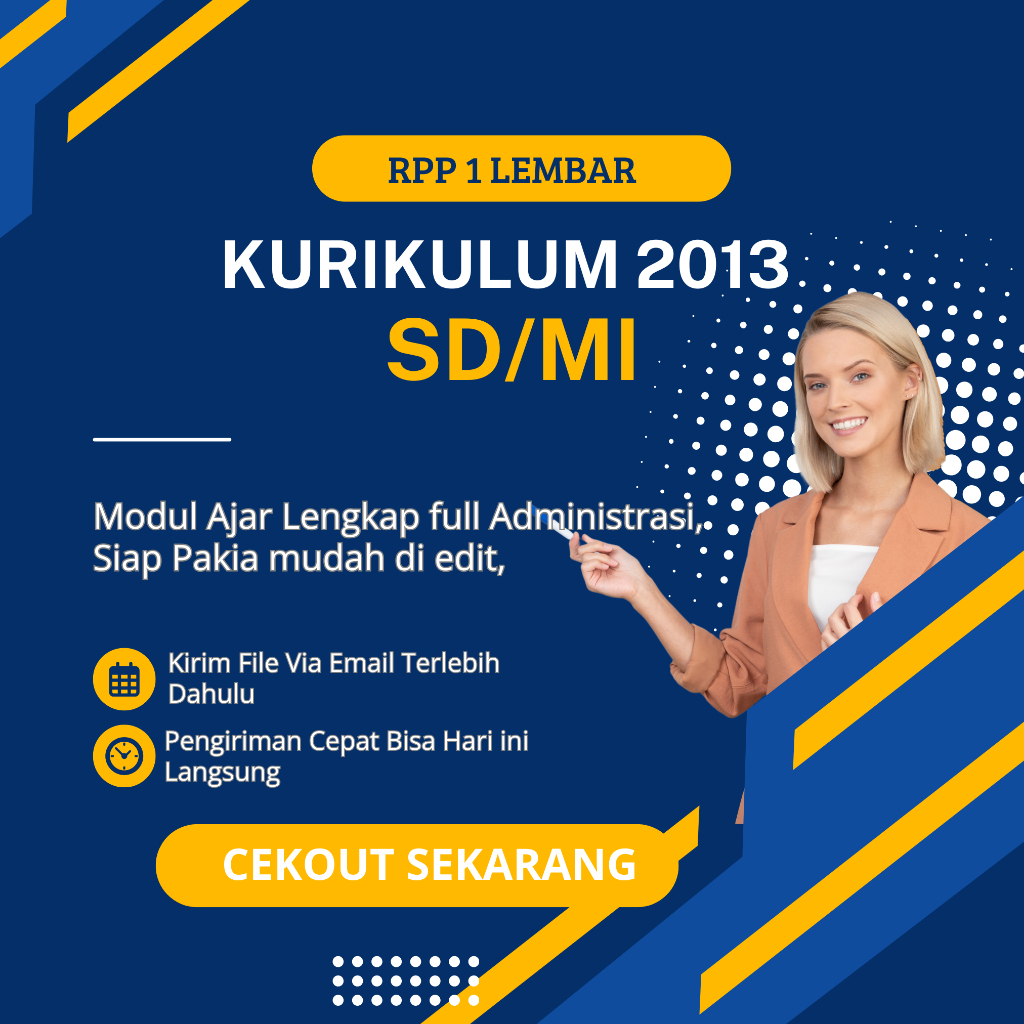 RPP 1 Lembar PJOK SD/MI Kurikulum 2013