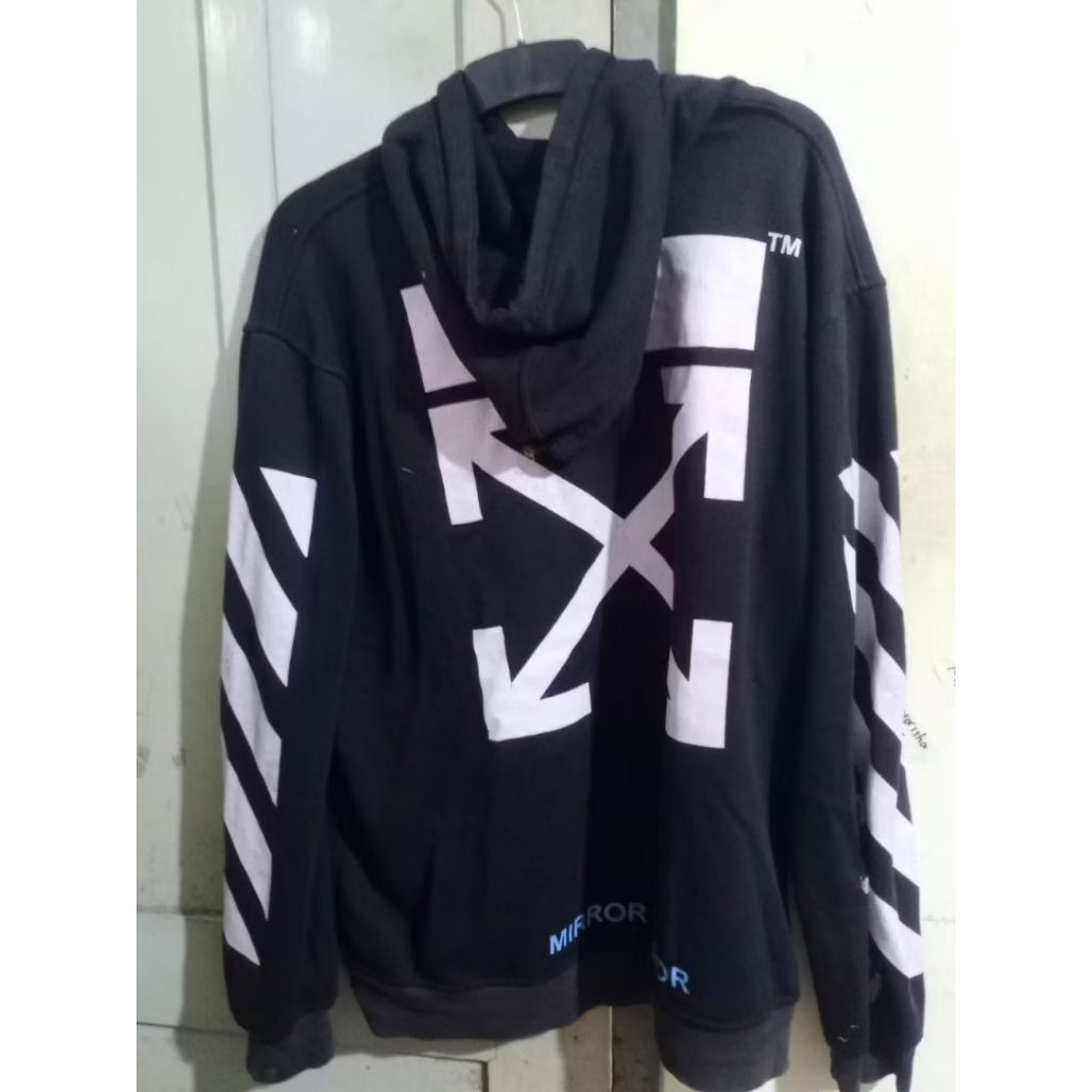 OFF WHITE MIRROR HODDIE