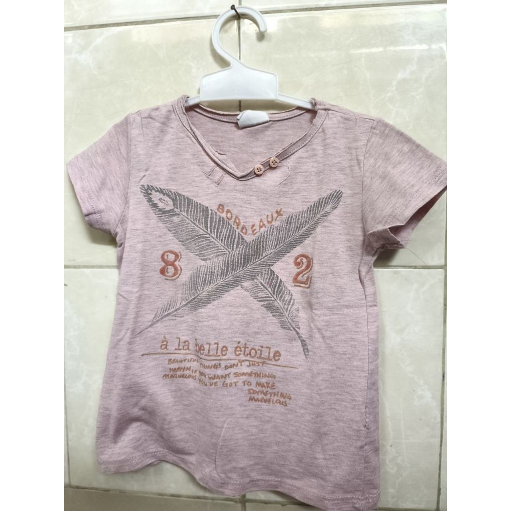 preloved t-shirt Zara anak