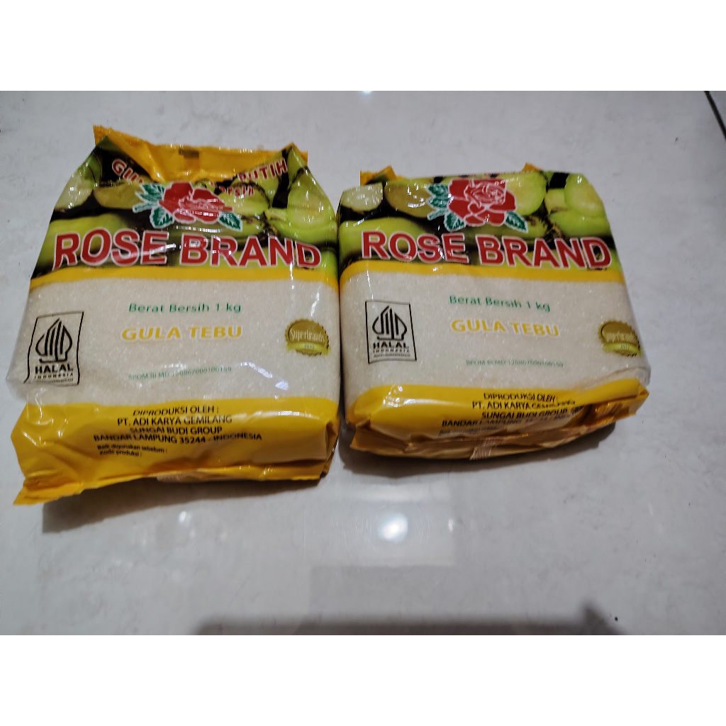 Gula Rosebrand kuning dan hijau