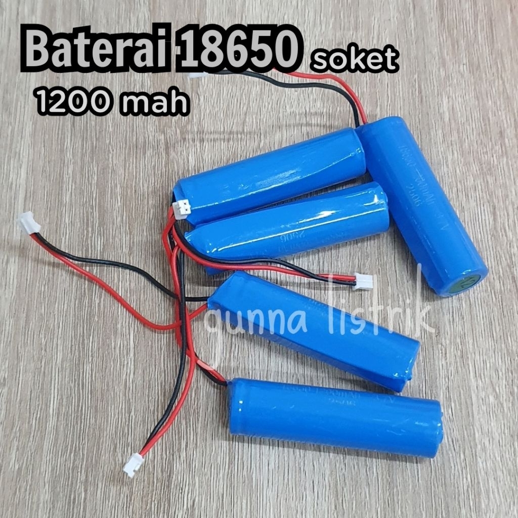 Baterai 18650 Hongli Soket 1200 mah PERBIJI