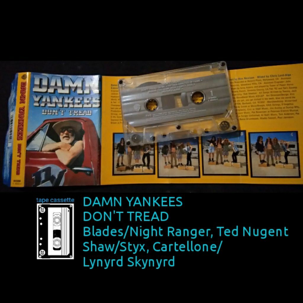 kaset tape pita jadul DAMN YANKEES don't tread