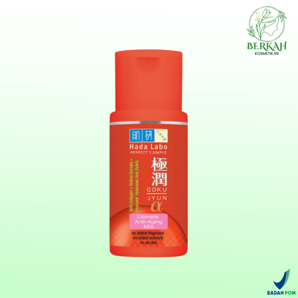 HADALABO HADA LABO GOKUJYUN ALPHA ULTIMATE ANTI - AGING MILK 100ML - SKINCARE - PERAWATAN WAJAH