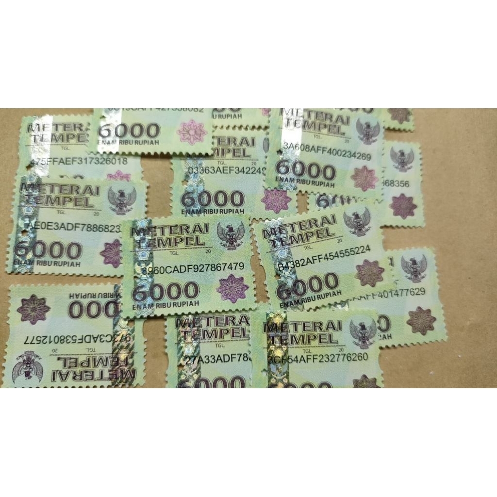 MATERAI 6000 THN 2016-2020