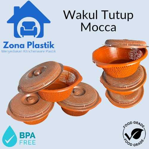 WAKUL TUTUP MOCA MATAHARI - BESEK TUTUP NASI HAJATAN PLASTIK - WAKUL TUTUP BERKATAN PLASTIK TEBAL