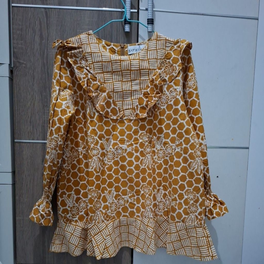 preloved baju batik - batikula size XL