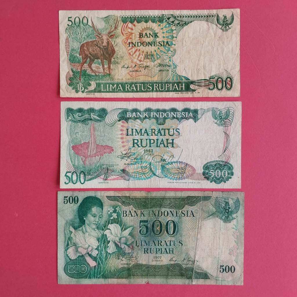 Uang Kuno Kertas Rp 500 UK 040