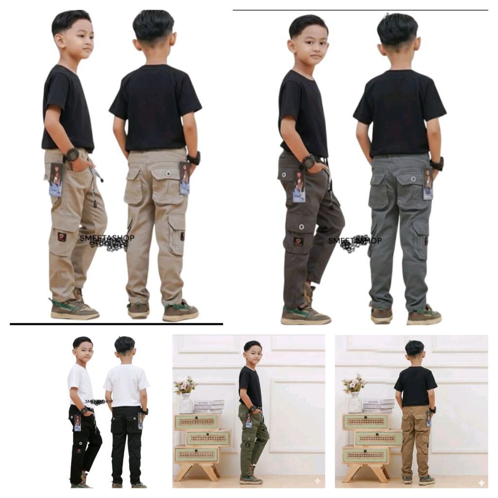 celana cargo anak laki laki | tebal |celana anak cargo rip terlaris