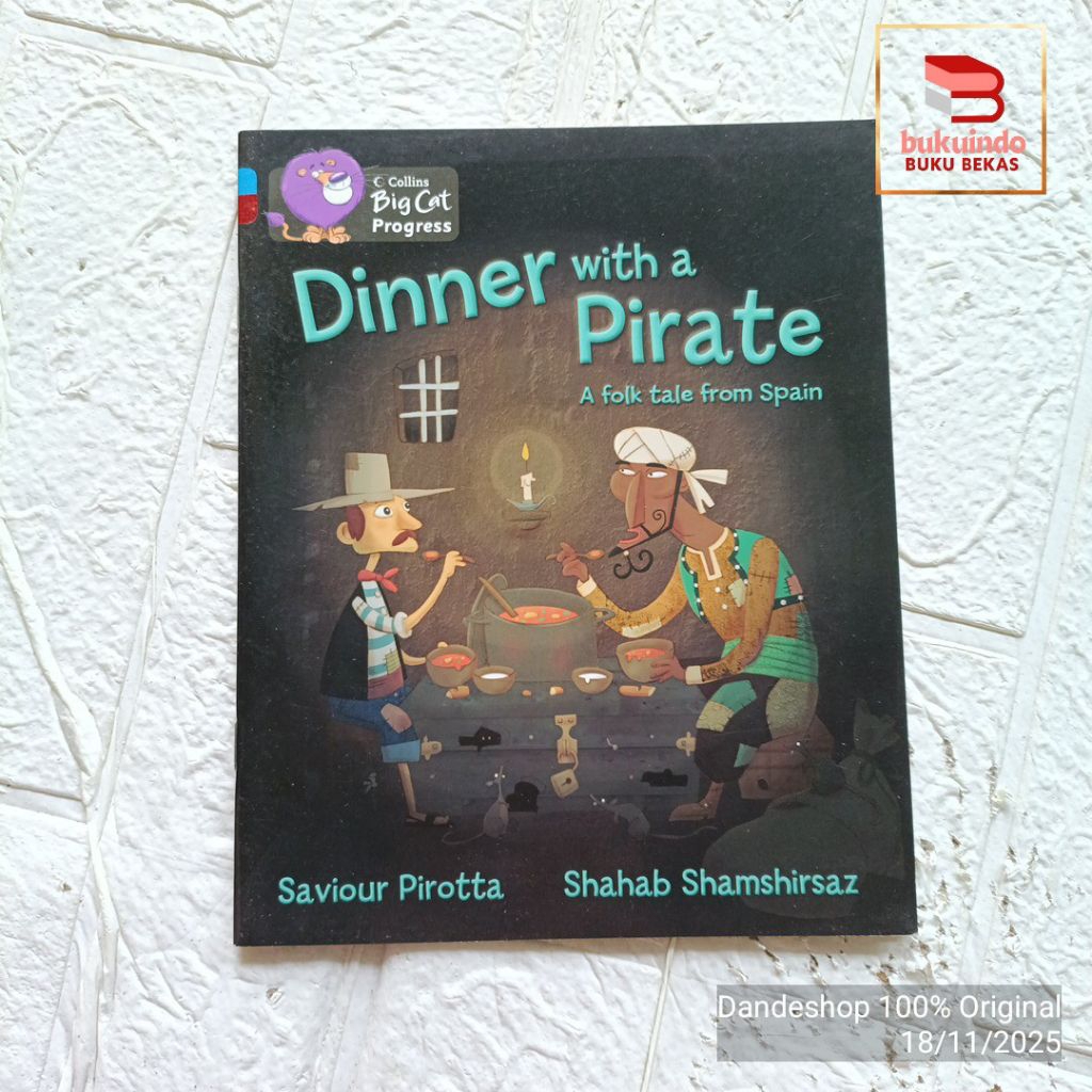 Dinner With a Pirate (A Folk Tale From Spain) - A Story From Another Culture - Collins Big Cat - Buk