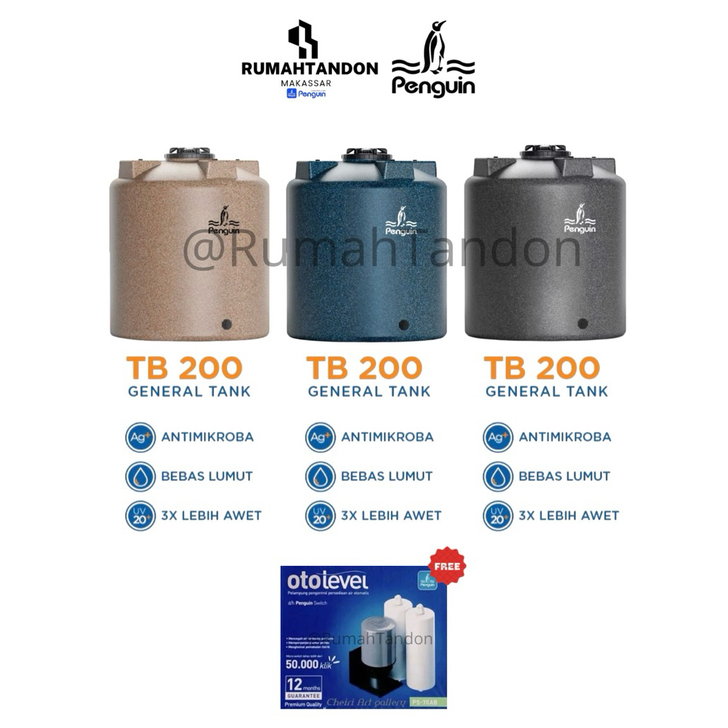 Tangki Air / Tandon / Toren Penguin 2000 Liter - TB 200
