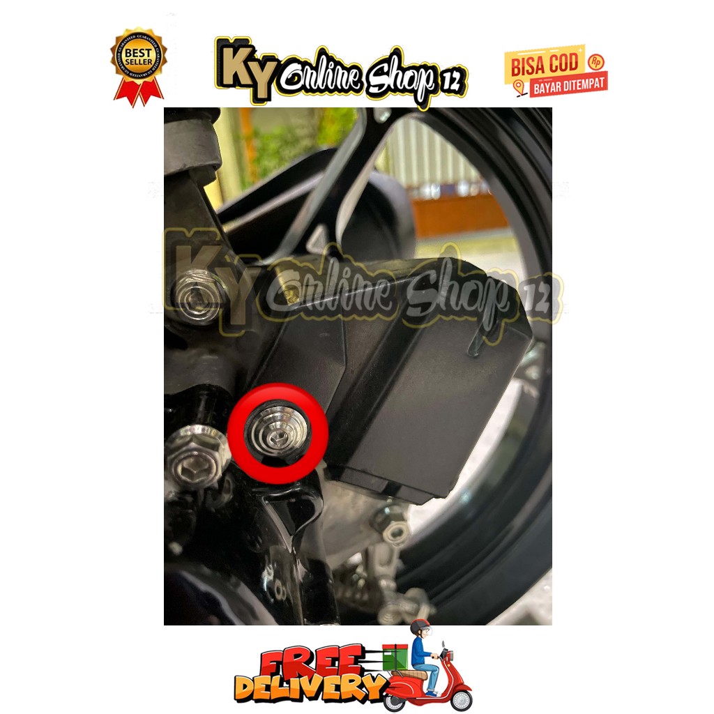 BAUT SENSOR SPIDOMETER BELAKANG ( 1 BAUT ) MODEL PIRAMID BEAT ESP NEW SCOOPY ESP NEW STREET TAHUN 20