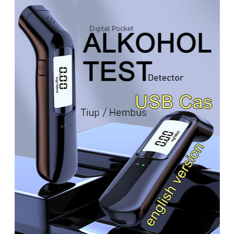 Alkohol Test Meter / Uji Kadar Alkohol Dalam Tubuh/Darah / Alkohol Test Tiup / Uji Kandungan Alkohol