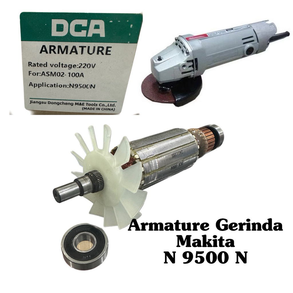 DCA Armature untuk gerinda Makita N9500N angker gurinda makita n 9500 n motor dinamo grenda makita n