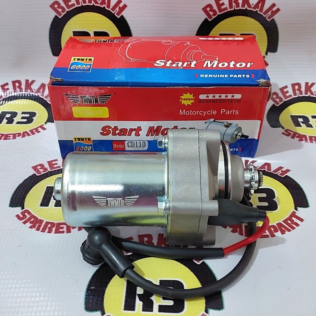 Dinamo starter stater Viar karya bit motor roda tiga -Sedia sparepart motor roda3 Viar bit Nozomi sr