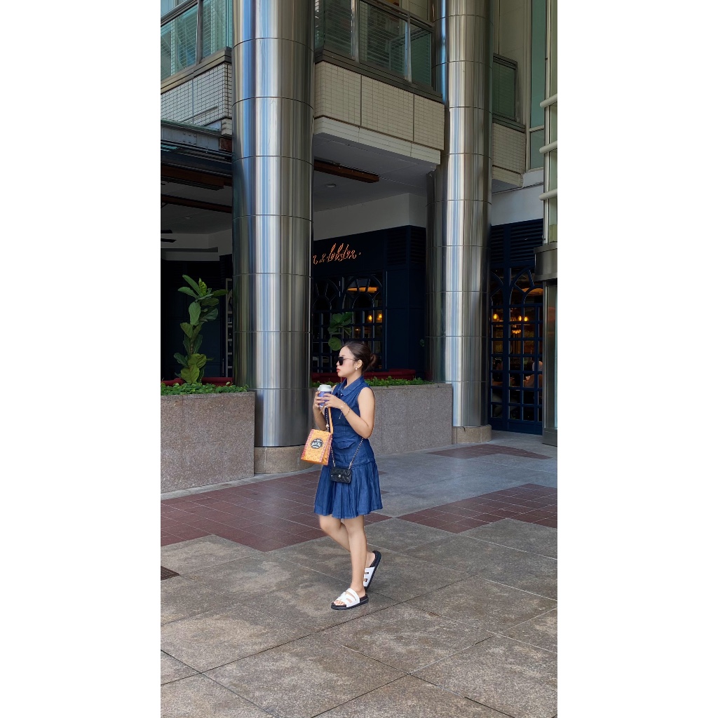 Erica Dress Hazel – Dress Denim Wanita Preloved