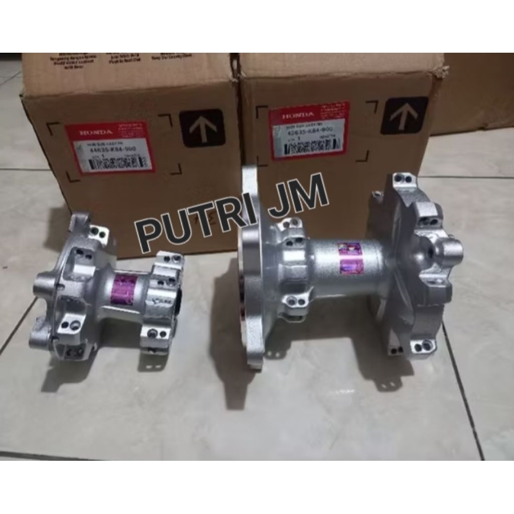 TROMOL SET DEPAN BELAKANG CRF 150L HOLE 36 32 ASLI ORIGINAL K84