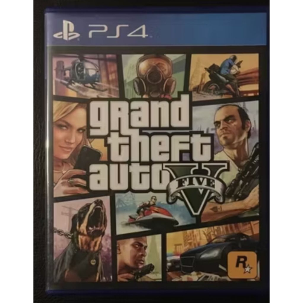 Kaset Ps4 GTA 5 ORIGINAL Blu-ray Disc Ps4