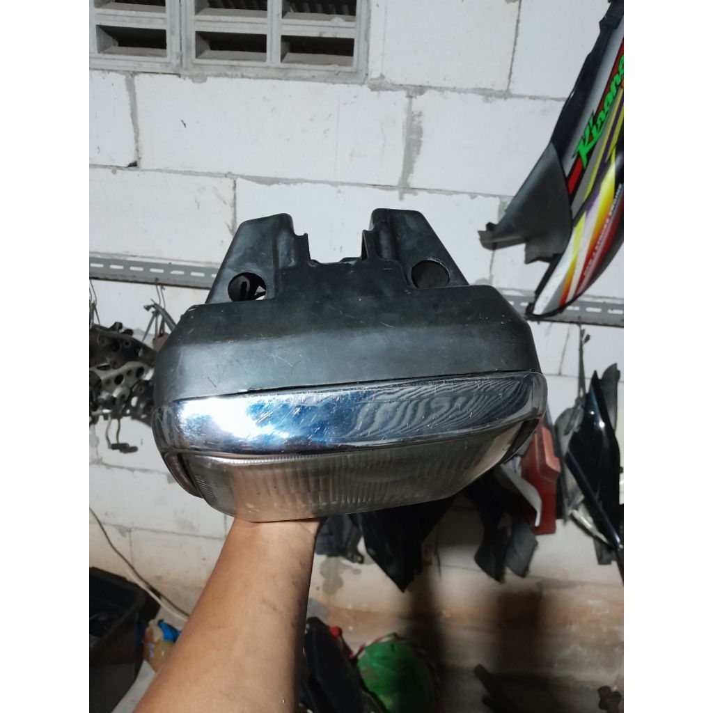 Batok lampu depan set reflektor honda gl max original