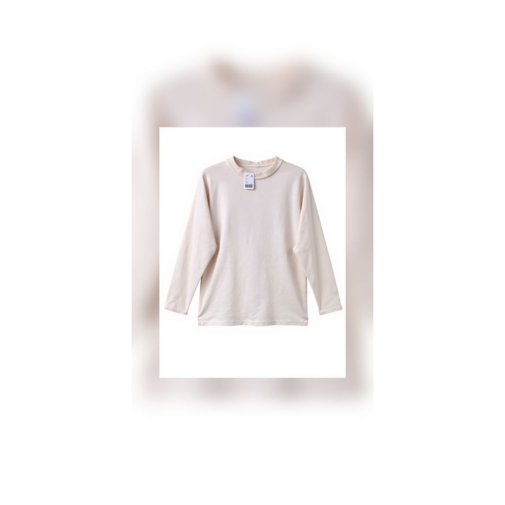 Manset wanita bahan katun / kaos dalaman wanita lengan panjang