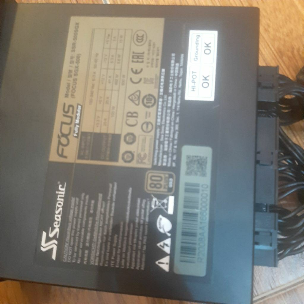 PSU mini ITX seasonic sfx power supply 500w Gold