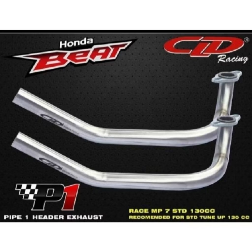 HEADER MP7 PIPA P1 28 / Leher knalpot CLD Racing kondoman beat karbu beat fi scoopy karbu scoopy fi 