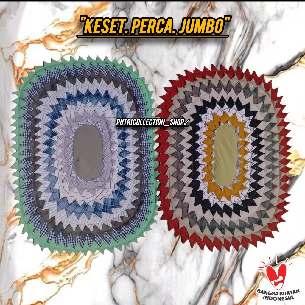 NEW Keset Kain Perca "JUMBO" Nyaman Di kaki Murah Dan Berkualitas