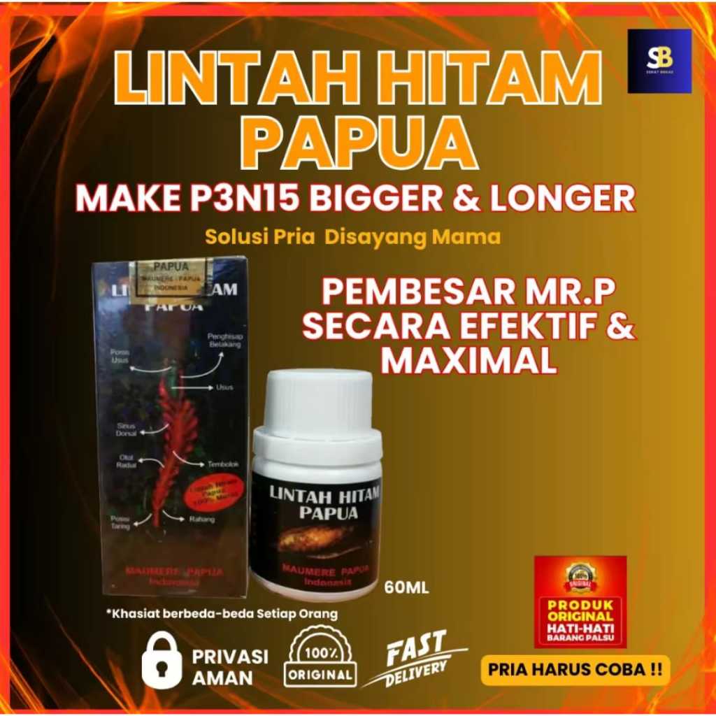 COD Minyak Lintah Asli Papua 100% Original Minyak Oles Kuat Tahan Lama MInyak Oles Pembesar uk