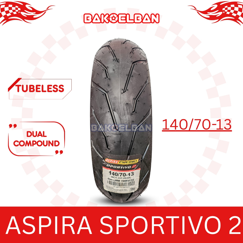 BAN MOTOR ASPIRA SPORTIVO 2 140/70-13