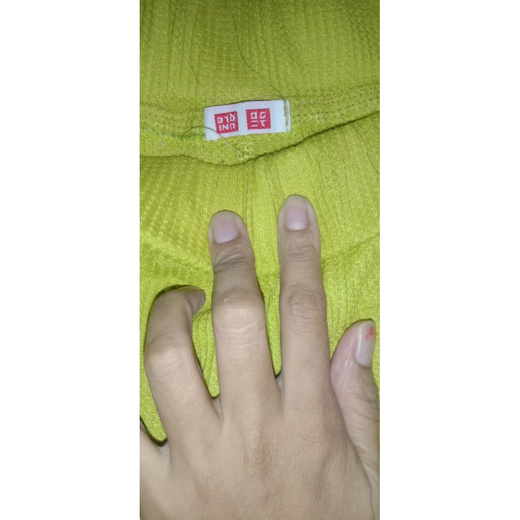 prelove kulot knit uniqlo