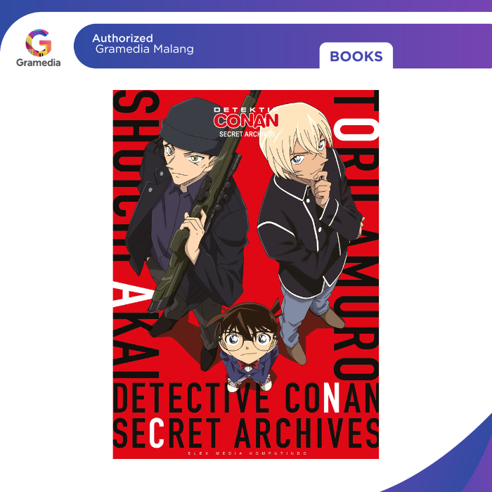 Gramedia Malang - Komik Detektif Conan Secret Archives 02 Shuichi Akai & Toru Amuro