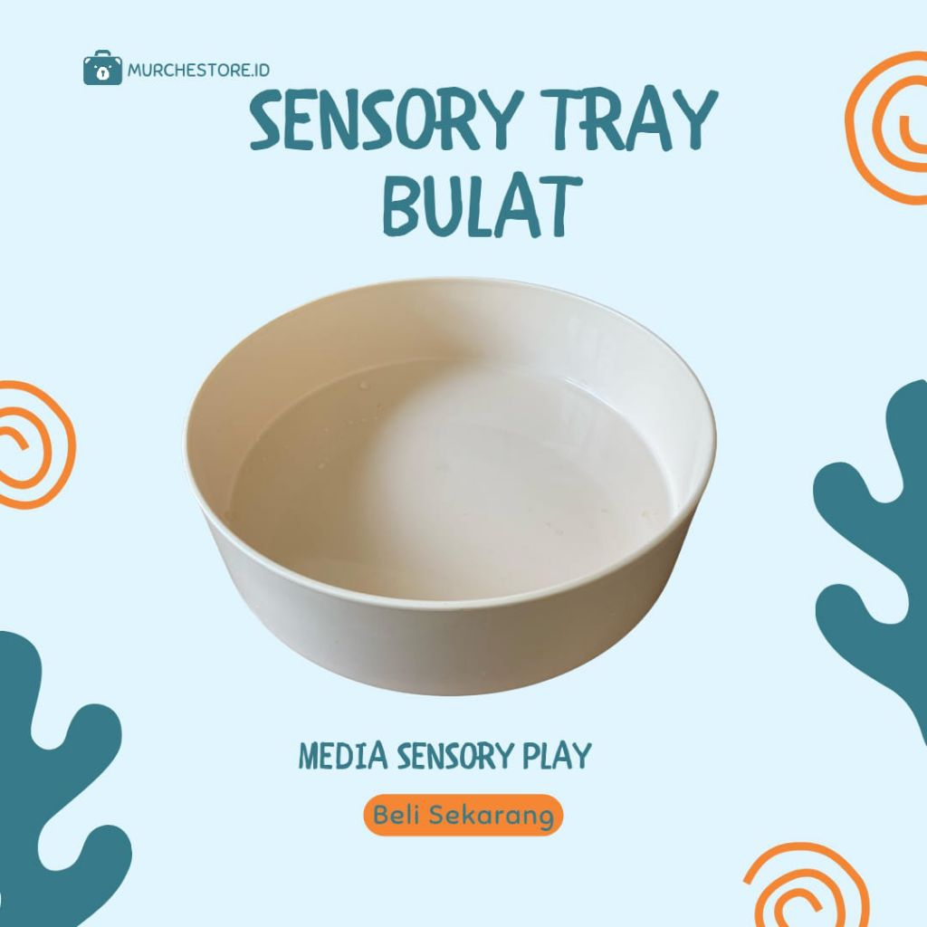 TRAY SENSORY BULAT  MONTESSORI TRAY SENSORY PLAY
