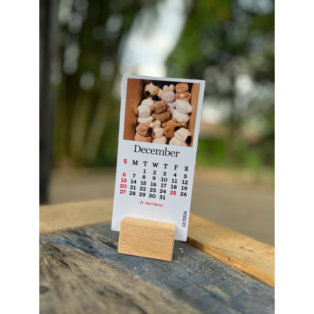 KALENDER MINI CUSTOM FOTO SENDIRI