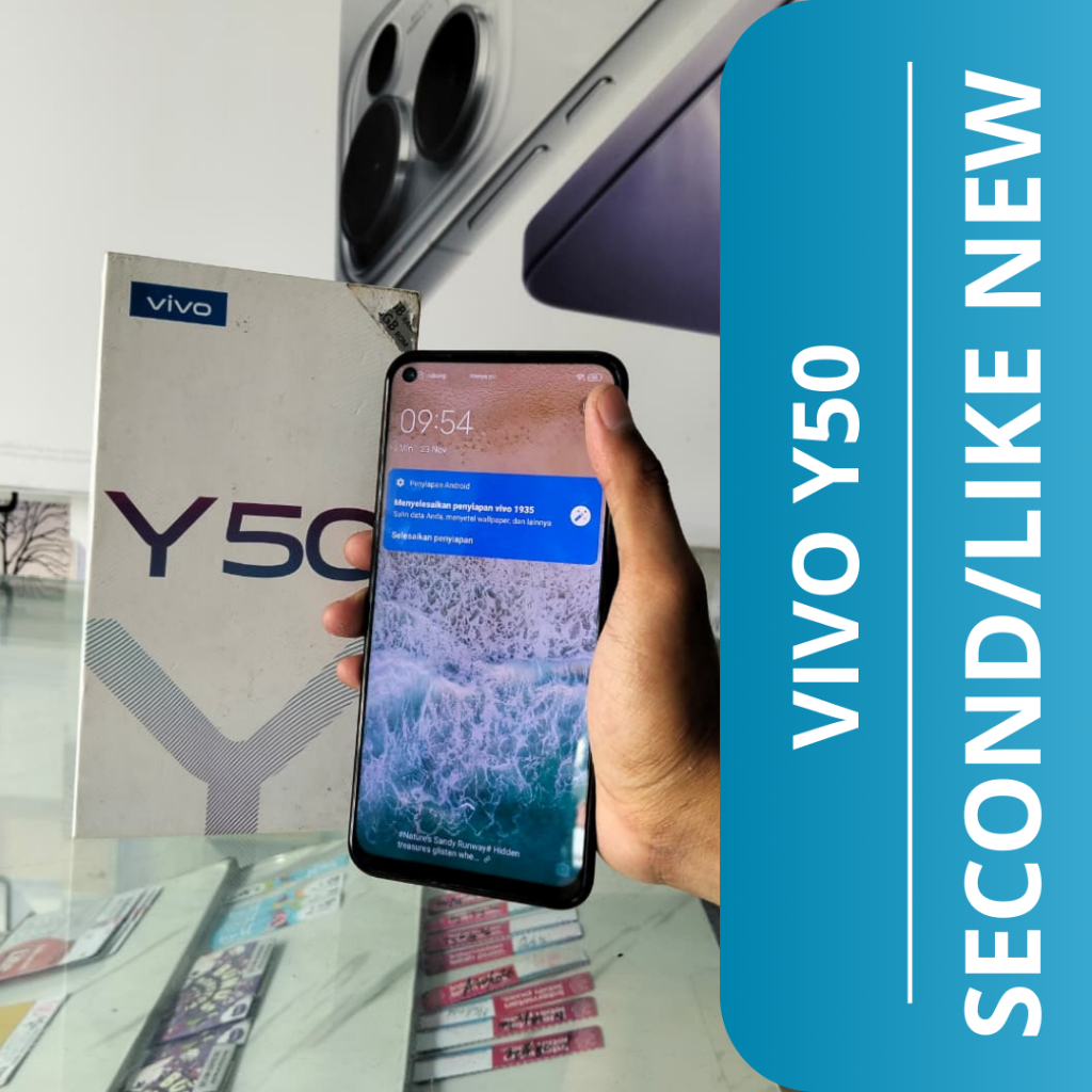 HP SECOND VIVO Y50 (8/128) /VIVO Y50 HP SECOND /SECOND LIKE NEW