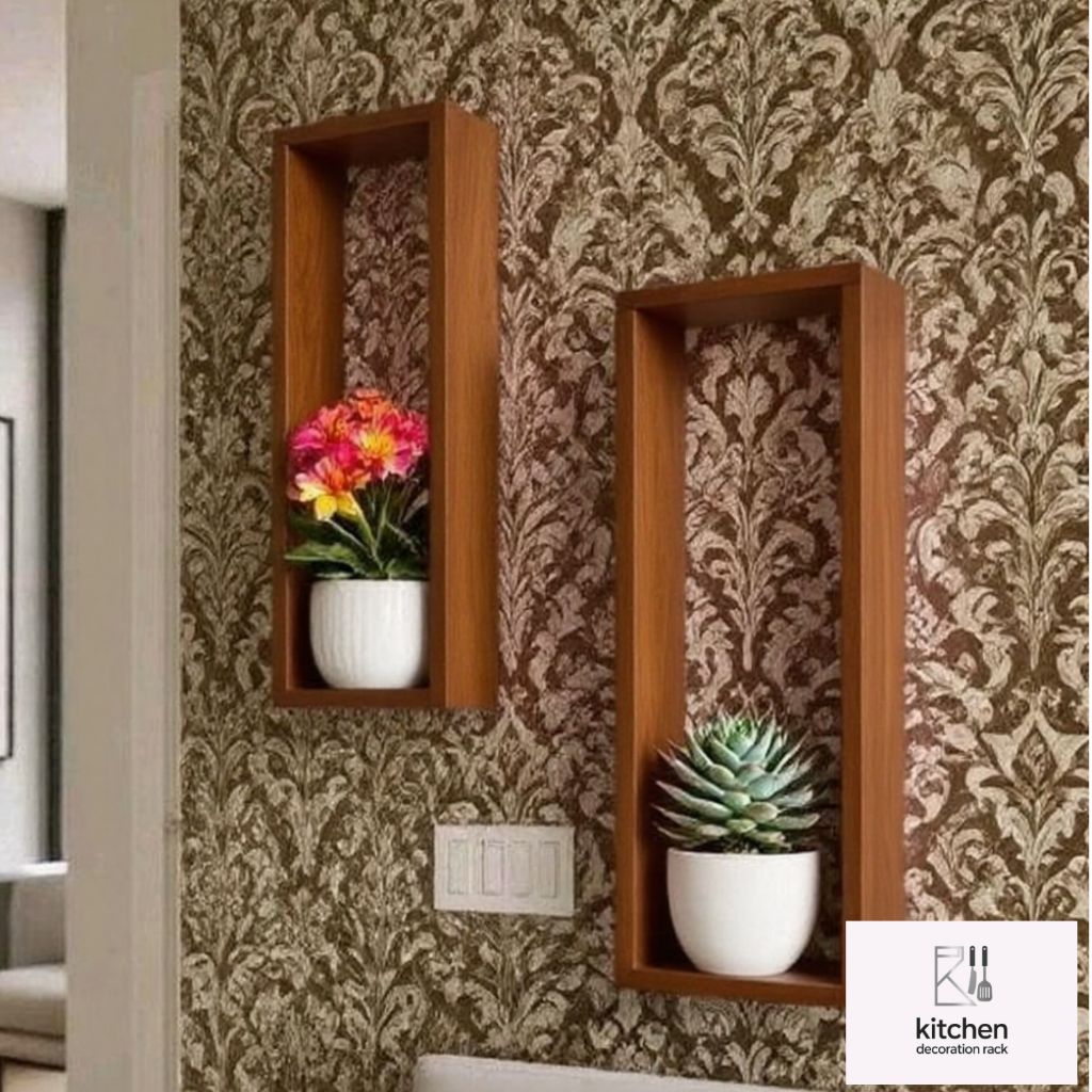 Rak Bunga Dinding Minimalis Modern | Rak Pajangan Tanaman Hias