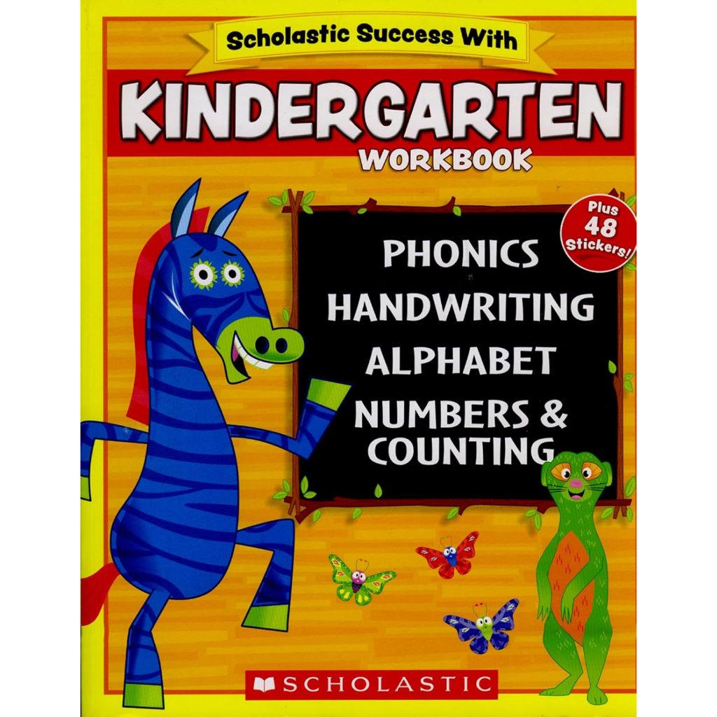 Scholastic - KINDERGARTEN Workbook with Motivational Stickers (Scholastic Success With) - Paperback