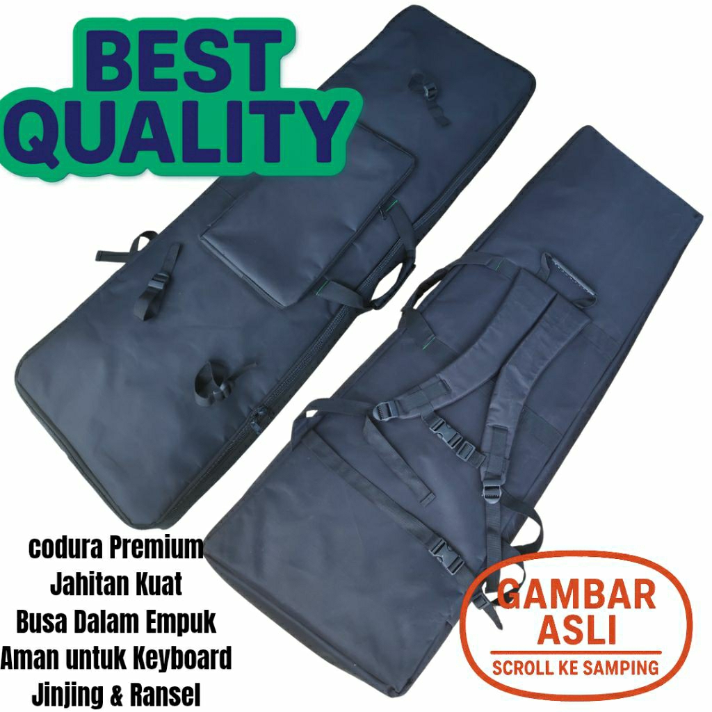 Tas Keyboard Roland 76 Key Ukuran 125×38 cm | Softcase Piano Elektrik Roland BK-9 | Tas Keyboard Rol