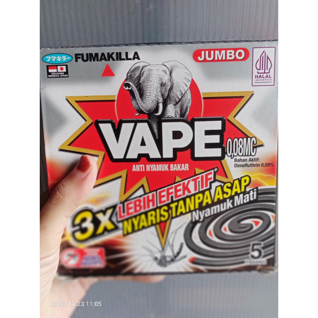 obat nyamuk bakar vape tanpa asap
