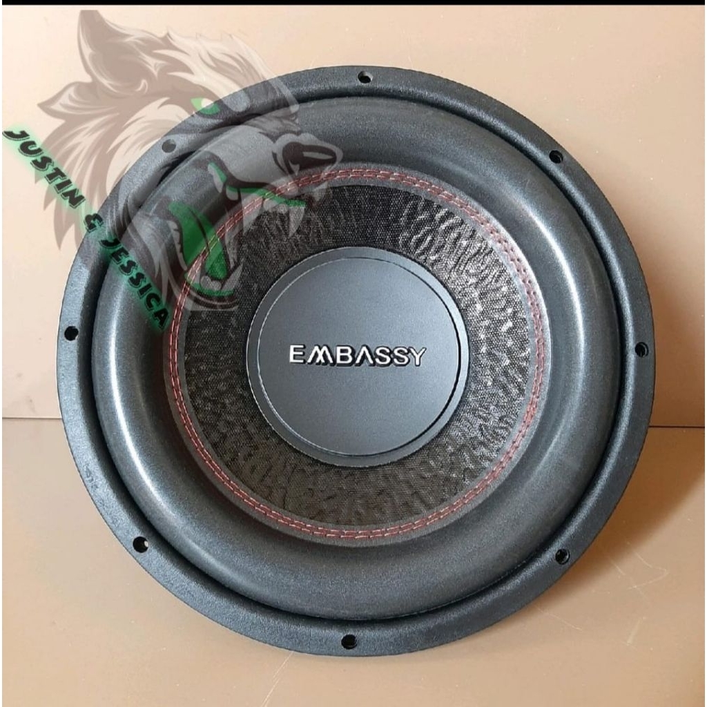subwoofer mobil 12 inch embassy es-1202j double coil