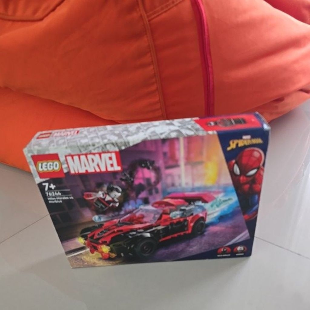 Lego spiderman miles morales vs morbius