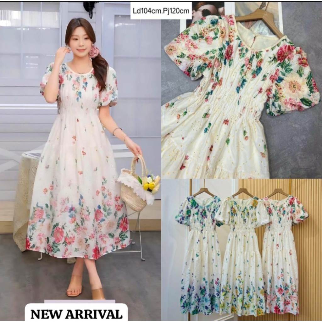 Dress Bunga Import Bangkok 15709