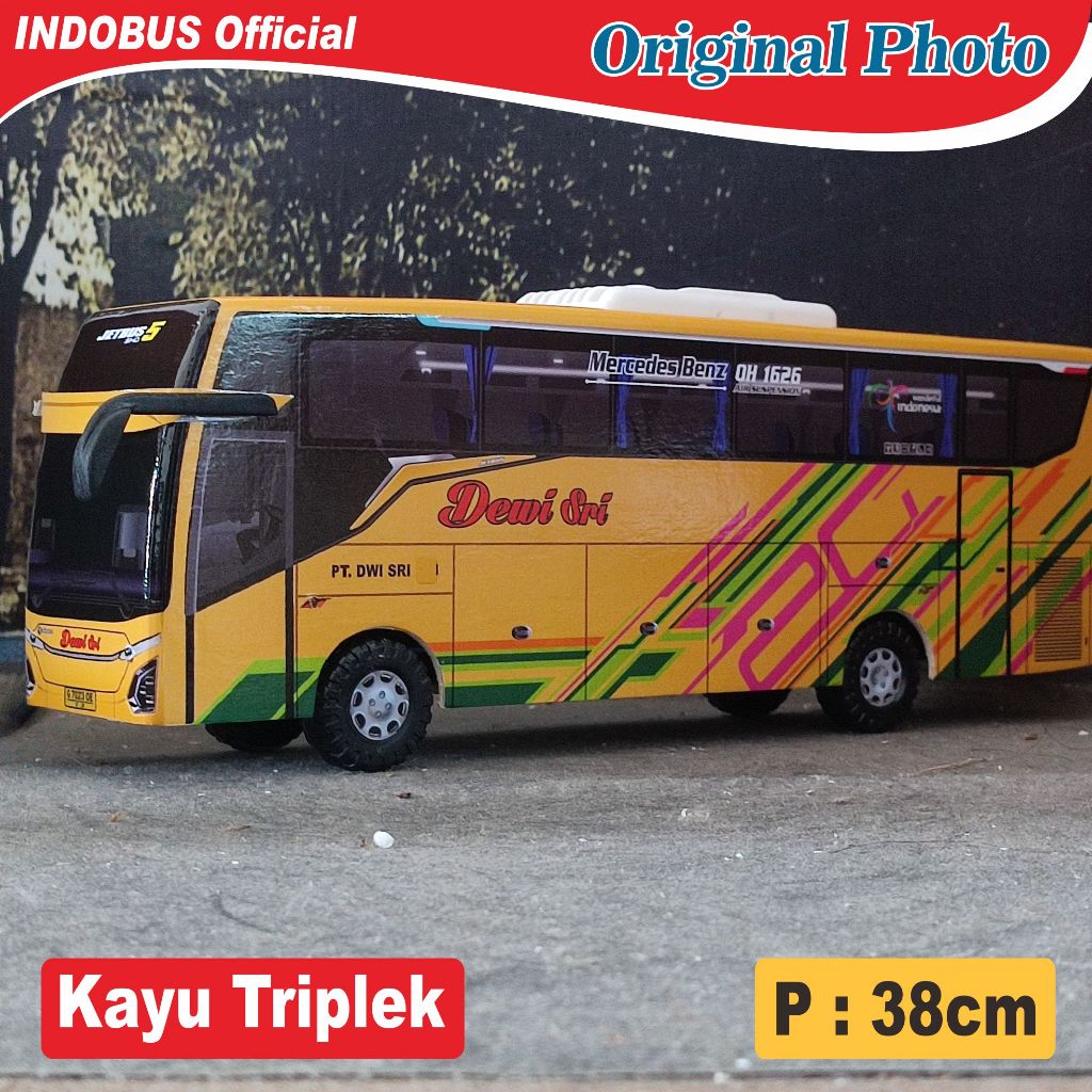 Miniatur Bus Bis Dewi Sri Jetbus 5 Karoseri Adi Putro