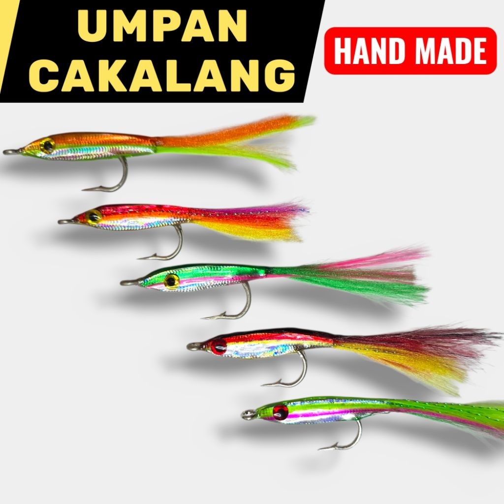 UMPAN CAKALANG Size 8 Pancing Tonda Rinta Sabiki Ikan Tongkol Cakalang