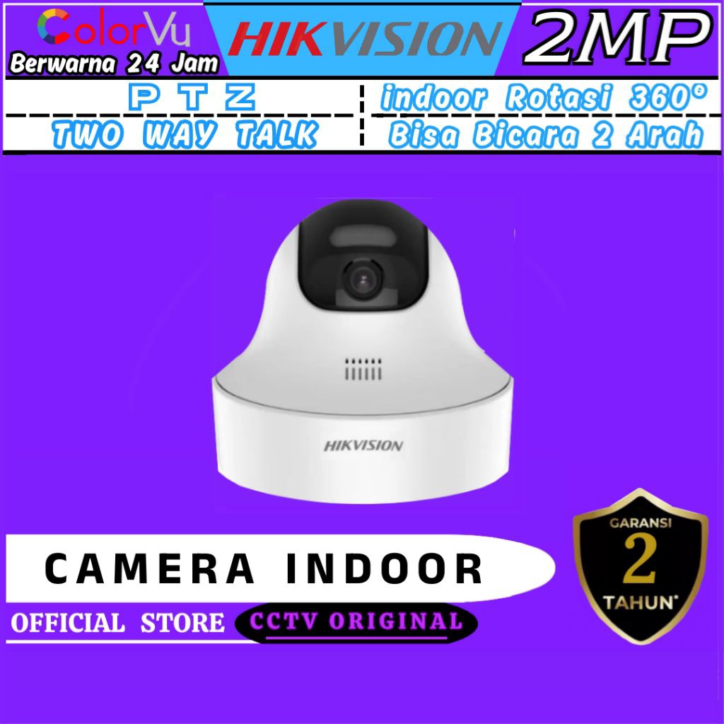 CAMERA  HIKVISION  2MP  INDOOR  PTZ