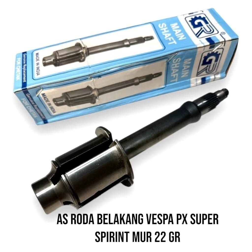 As roda belakang mur 22 As roda belakang vespa super sprint px ps