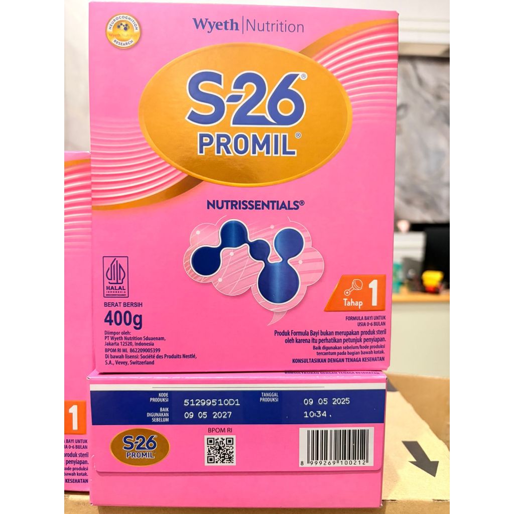 Wyeth S-26 Gold Promil / Susu Bayi Newborn 0–6 bulan / Susu Pengganti ASI 0–6 Bulan / Susu Formula 0