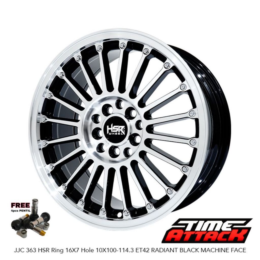 Velg Mobil Suzuki XL7 Ring 16 HSR WHEEL Tipe JJC Velg Hsr R16